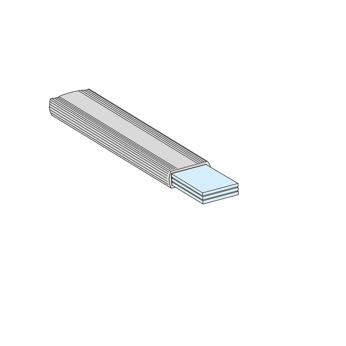 شنايدر - إكسسوار لوحة خدمة - INSULATED FLEX.BAR 32X8 L1800