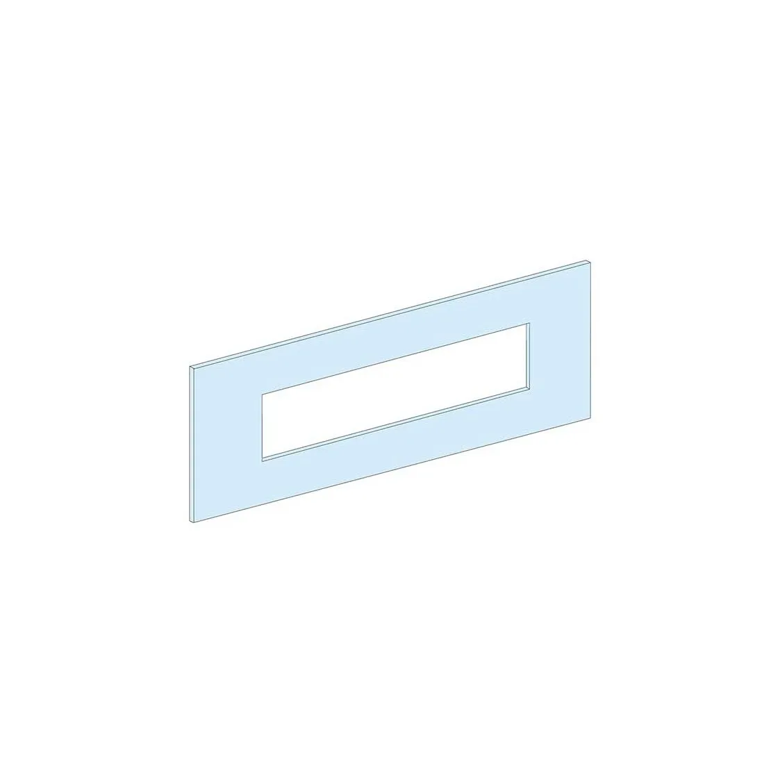 شنايدر - إكسسوار لوحة خدمة - FRONT PLATE 3-4 VIGI NSX/CVS250 VERTICAL ROTARY HANDLE/TEL/PLUG-IN W600 7M