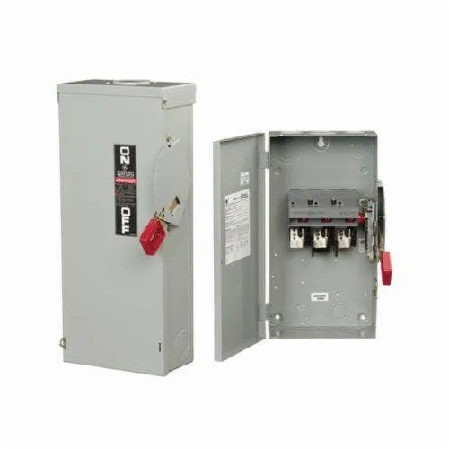 GENERAL ELECTRIC - Safety Switch, 100A 3P 600V Fusible, Nema 12