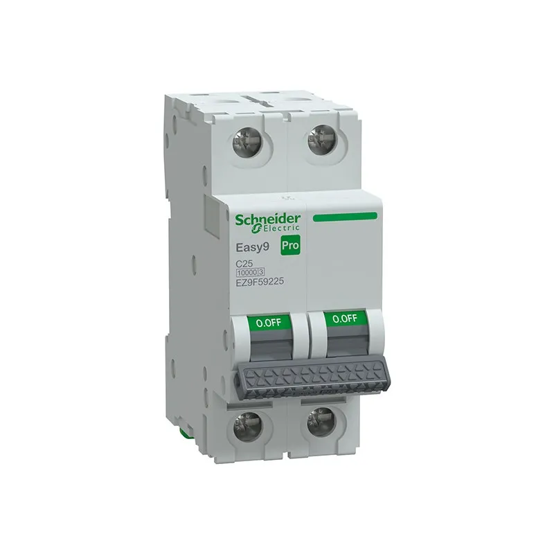 SCHNEIDER -MCB, Easy9 Pro, 2P, 25A, C Curve, 10000A(IEC/EN 60898-1), 10kA(IEC/EN 60947-2)