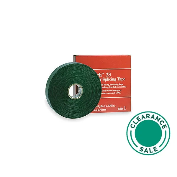 Scotch® Rubber Splicing Tape 23, 1 Inch x 30 Feet, Black