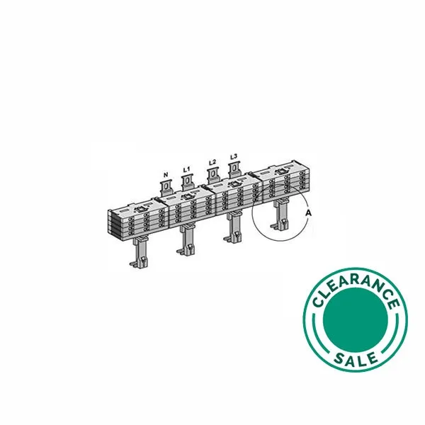 Multiclip Busbar, 4P (3P+N), 440VAC, 40A, 6mm2