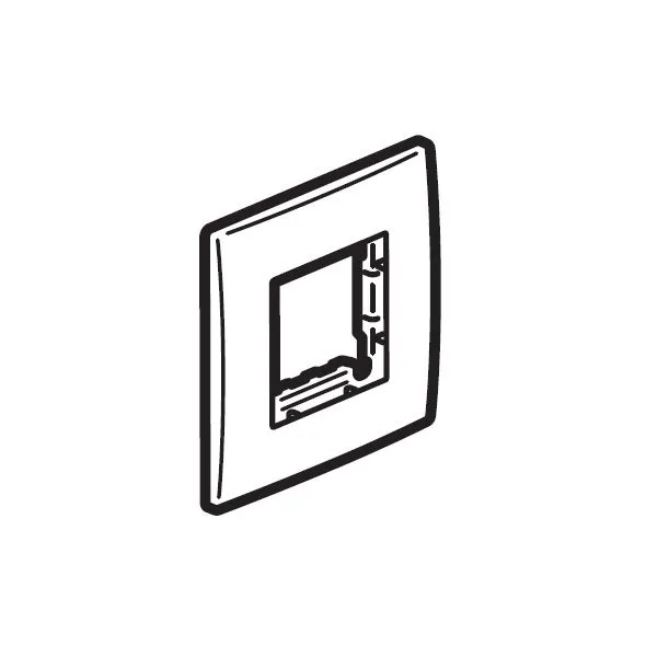 LEGRAND - Arteor Adaptor Mallia, 1 Gang, 2 Modules, Dark Silver