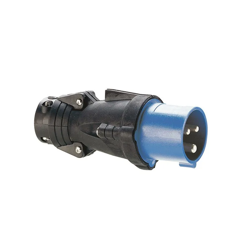 ليجراند - قابس Hypra، مستقيم، IP44، 16A، 200/250V~، 2P+T، مطاط
