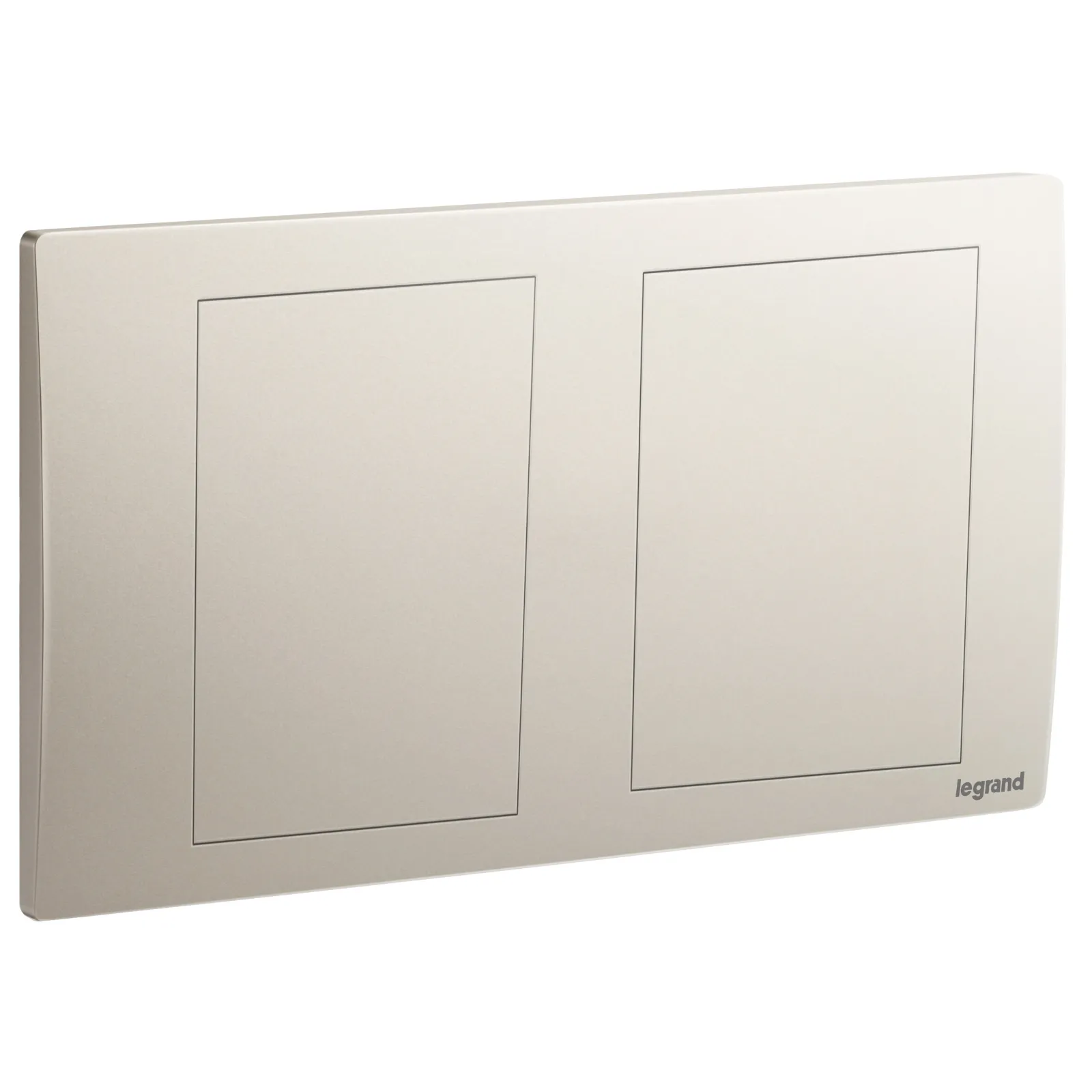 LEGRAND - Blanking Plate Mallia, 2 Gang, Champagne