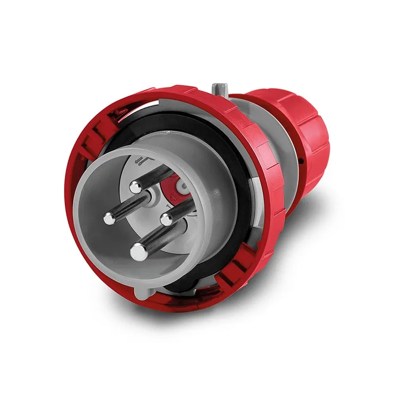 سكامي - قابس صناعي، 32A، 3P+E، 6h، IP66/IP67/IP69، 380-415V، 50Hz، 60Hz، أطراف لولبية، مع جهاز عكسي