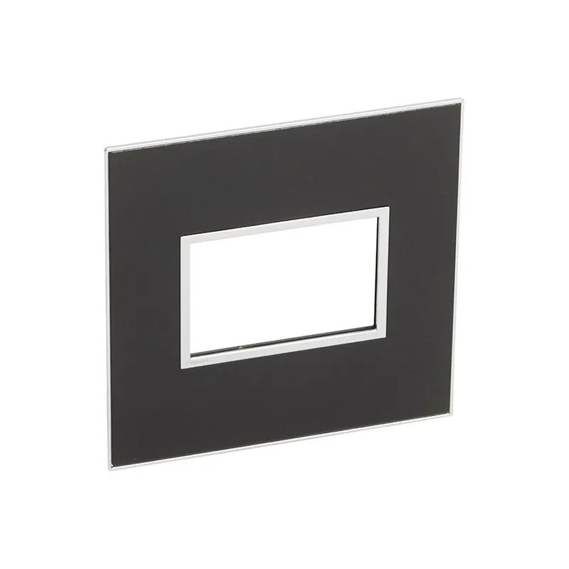 ليجراند - لوحة Arteor، إيطالية/أمريكية، 3 موديول، مربع، 4''x4''، Mirror Black