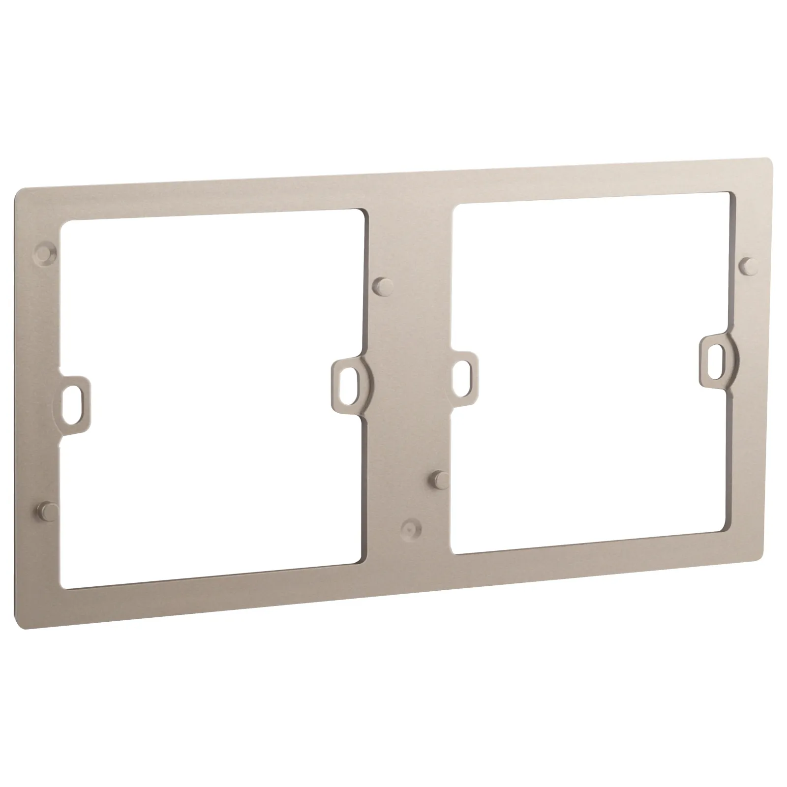 LEGRAND - Support Frame/Front Plate Mallia, 2 Gang, Champagne