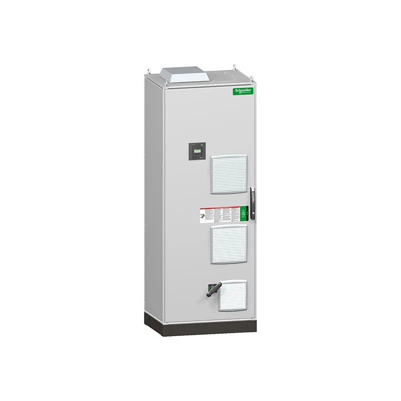 شنايدر - بنك مكثفات تصحيح معامل القدرة PowerLogic PFC أوتوماتيكي، 400kvar، DR3.8، 400V، 60Hz، مزود بقاطع رئيسي واتصال اتصالات