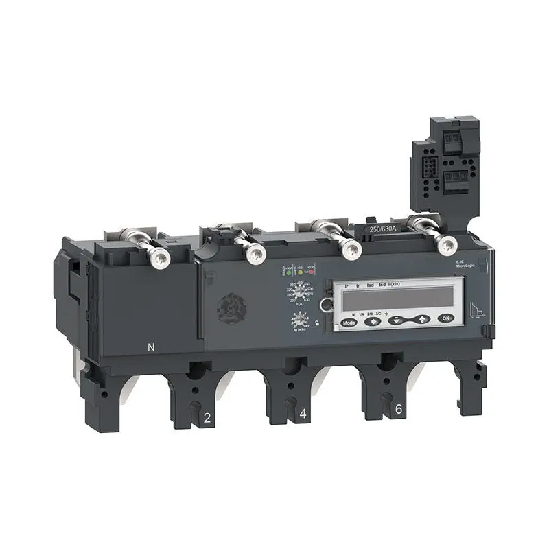 شنايدر - وحدة فصل - 400 أمبير - 4 خط - MicroLogic 6.3 E for ComPacT NSX 400/630
