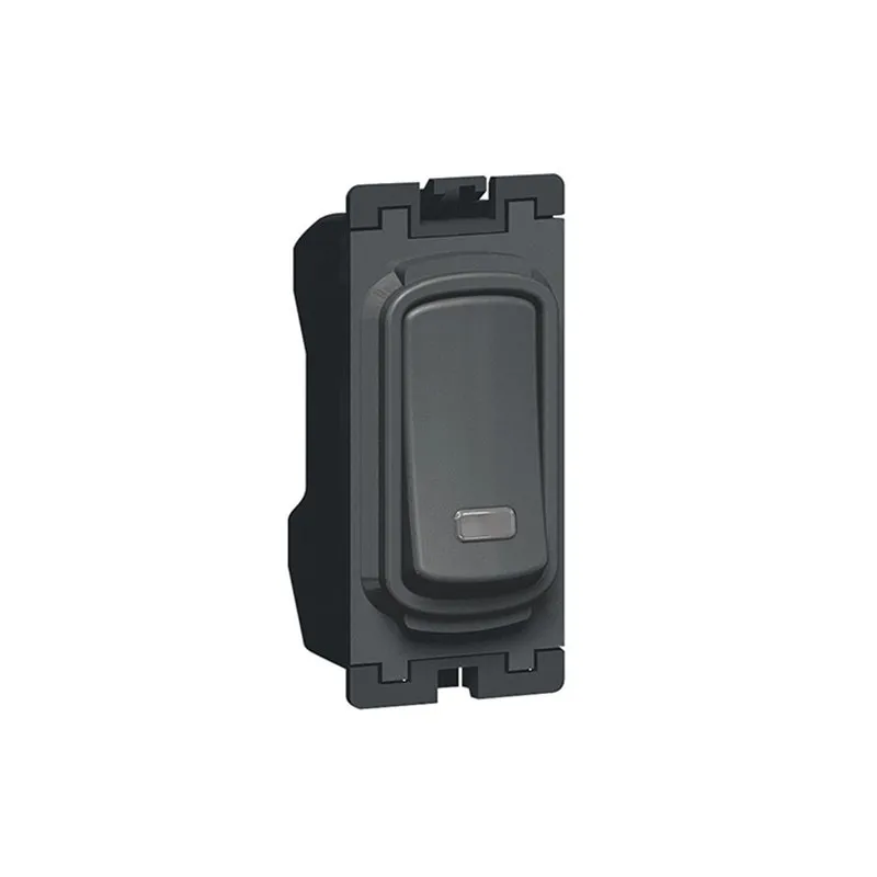 ليجراند - مفتاح فردي Synergy، موديول الشبكة، 1 طريق، 20AX، 250V~، + Neon، Anthracite