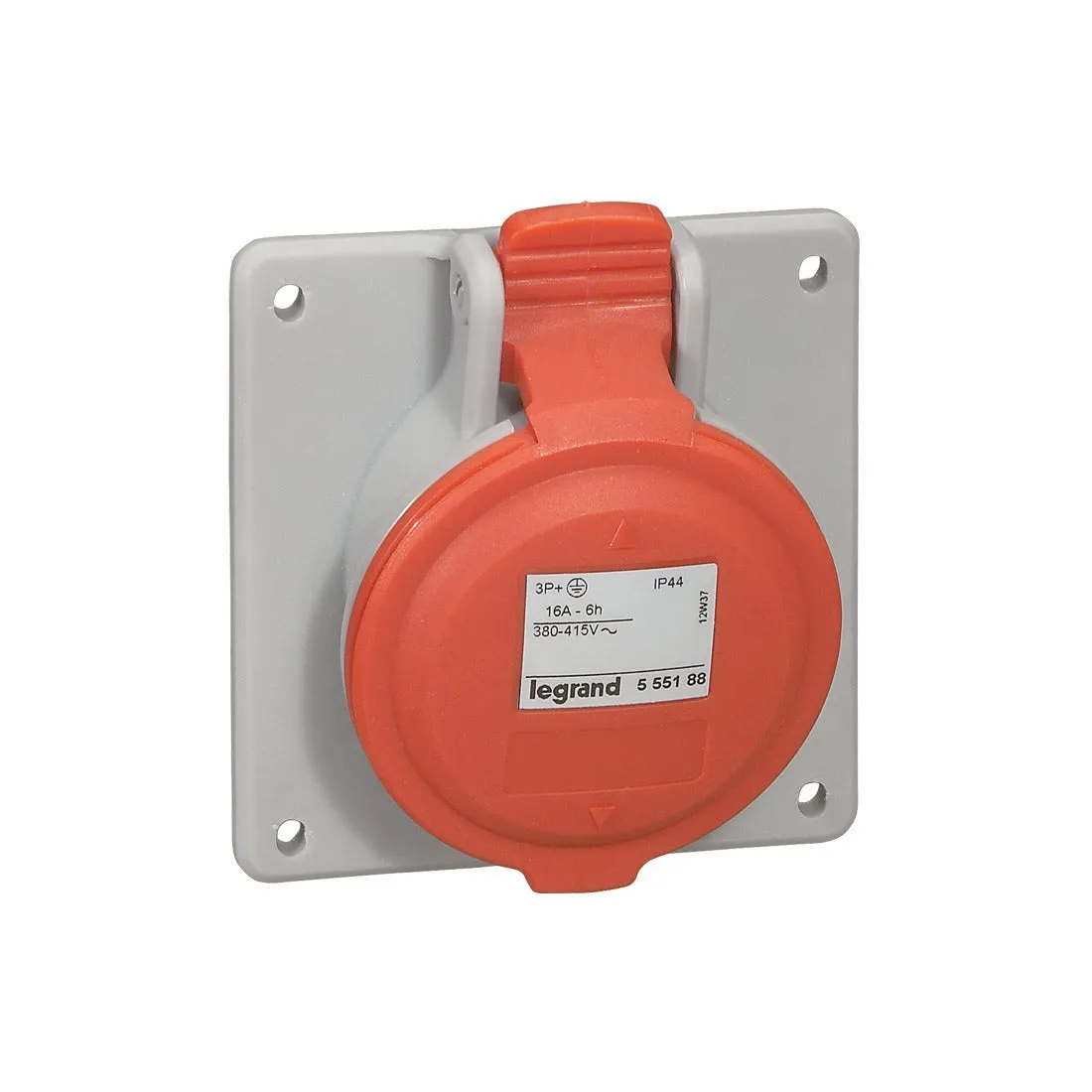 ليجراند - فيش صناعي 16A 3P+E 380/415V على لوحة كهربائية IP44, P17