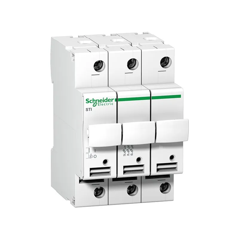 شنايدر - قاطع فصل فيوز Acti9 STI، 3 Pole، 25A، لفيوز مقاس 10.3 x 38mm