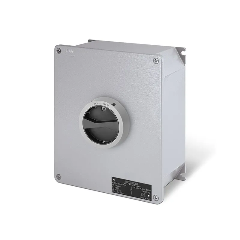 SCAME - Enclosed Switch Disconnector (AC22A/ AC23A), 63A, 6P, IP65, 315x410x150mm, Y2 IK10, General Grey/Black, High Wiring Capacity