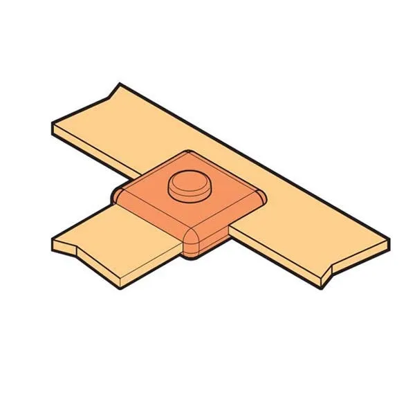 بحرة - موصل "T" للقالب - 50X6 مم و 25X3 مم شريط تأريض الى شريط تأريض