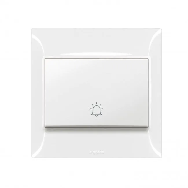 LEGRAND - Bell push-button Belanko S - 6A x 250V~ - White