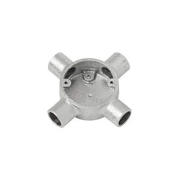 ITCC - Intersection Box, 4 Way, Malleable Iron, HDG, 32mm