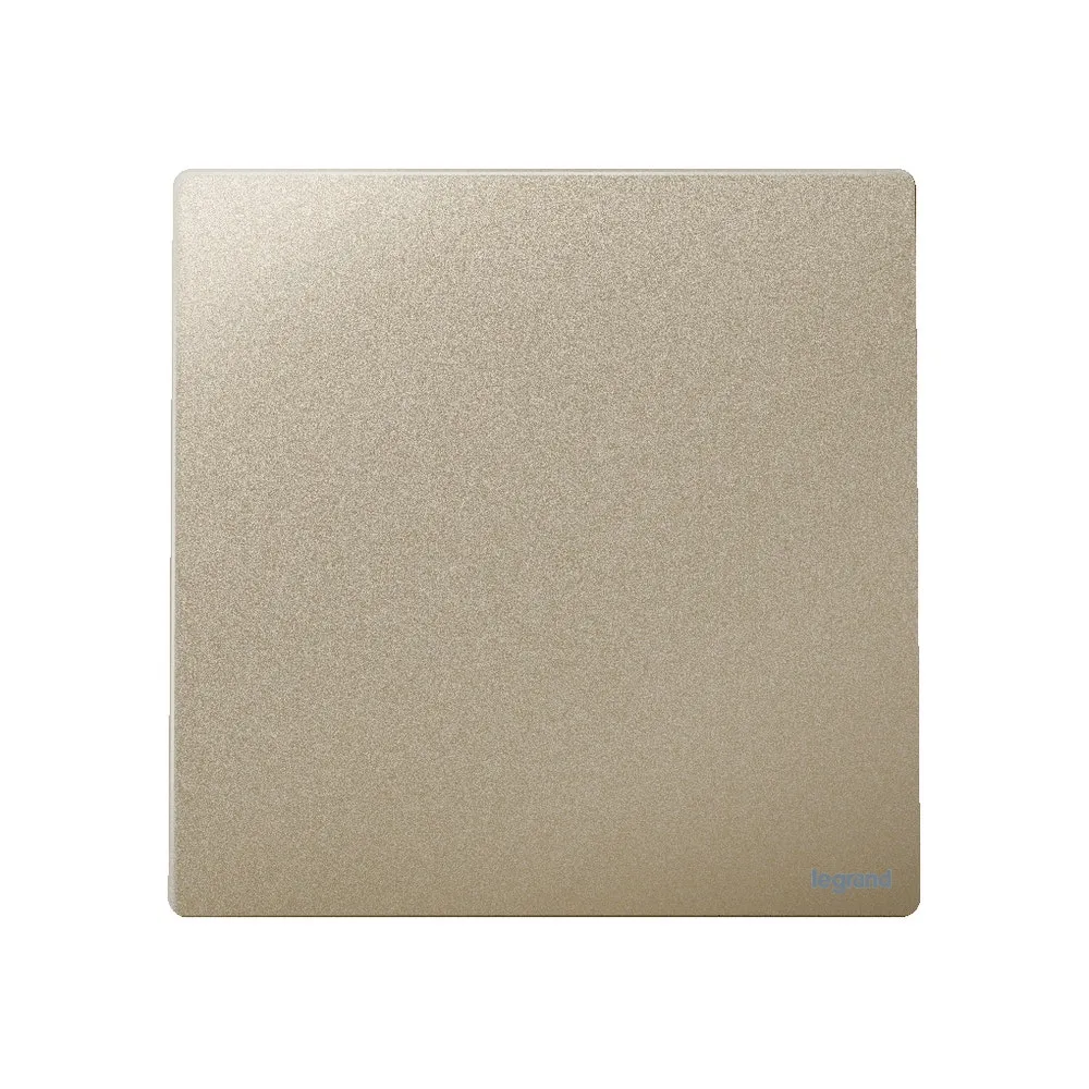 LEGRAND - Single Pole Switch Mallia, 1 Gang, 2 Way, 16 AX, 250 V~, Champagne