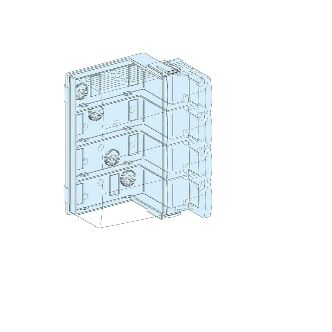 شنايدر - إكسسوار لوحة خدمة - POWER SUPPLY BLOCK ALIMENTATION NSX/CVS/INS/INV 250