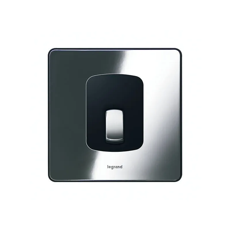 ليجراند - مفتاح مزدوج القطب Synergy Sleek، 20A، 250V، Polished Stainless Steel