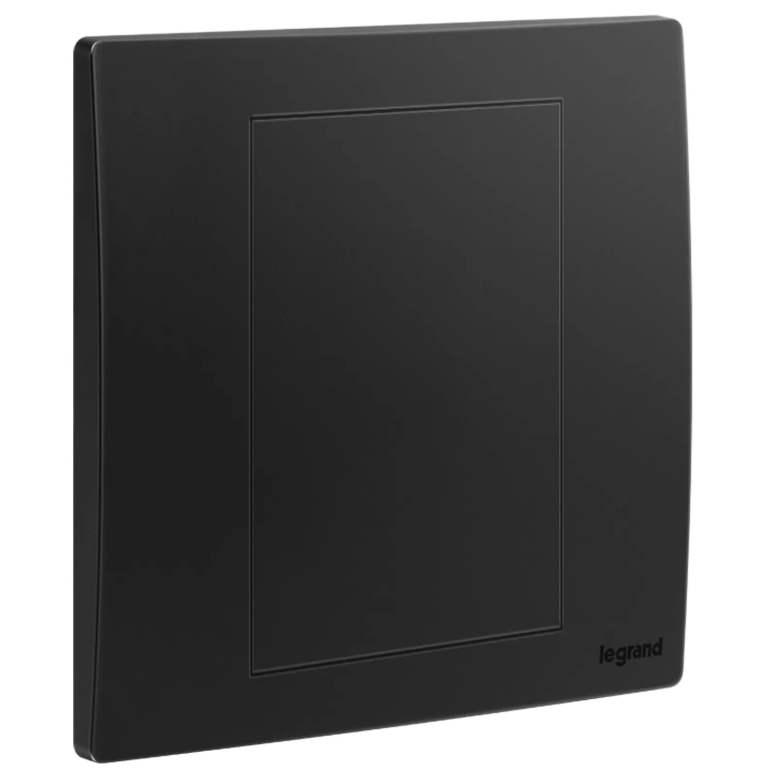 LEGRAND - Blanking Plate Mallia, 1 Gang, Matt Black