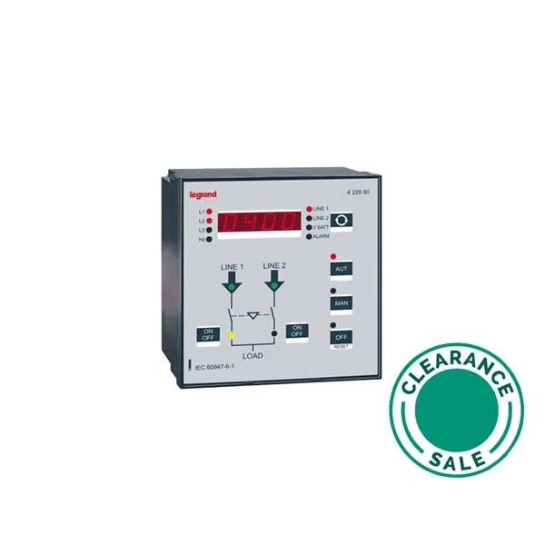 Automation Control Unit Standard Management of 2 Circuit Breakers, with 6 Inputs/Outputs