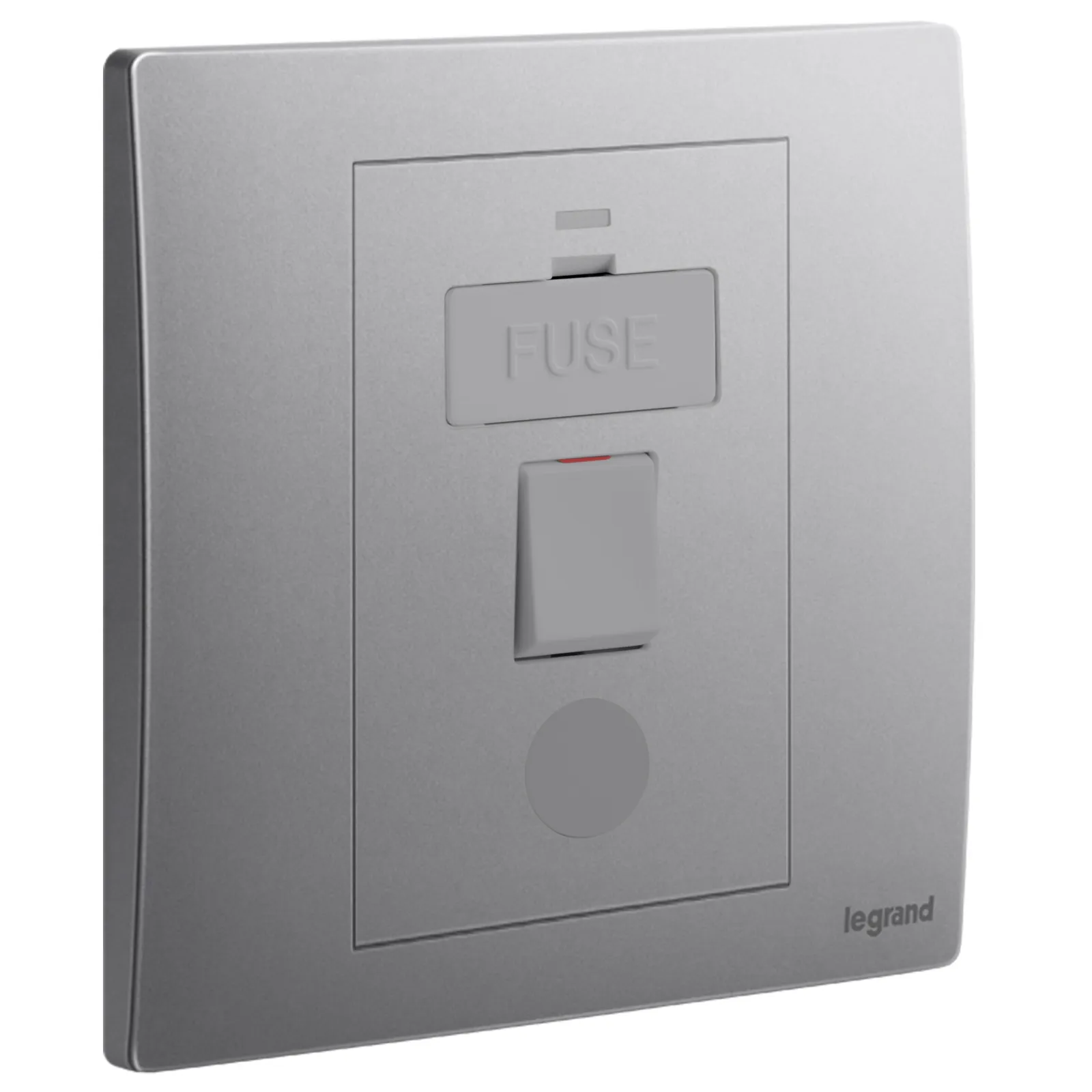 LEGRAND - Fused Connection Unit Mallia, Switched, 13 A, Dark Silver