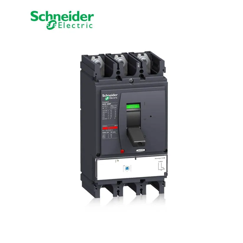 شنايدر - قاطع رئيسي 320 أمبير - ComPact NSX400F, 3P 3d, 36kA at 415 VAC, MicroLogic 1.3 M Trip Unit 320A