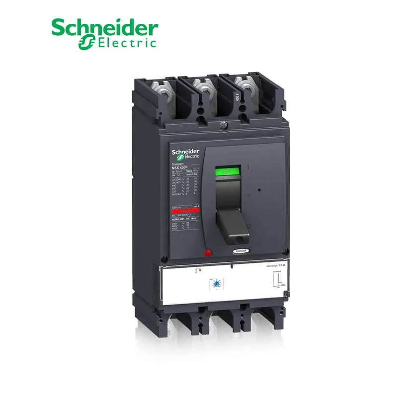 شنايدر - قاطع رئيسي 320 أمبير - ComPact NSX400N, 50kA at 415 VAC, MicroLogic 1.3 M Trip Unit 320A, 3P 3d