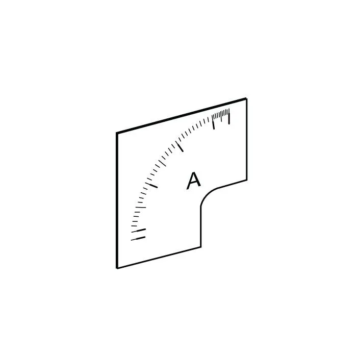 شنايدر - لوحة بيان لأجهزة القياس - Analog ammeter scale - 0..400 A