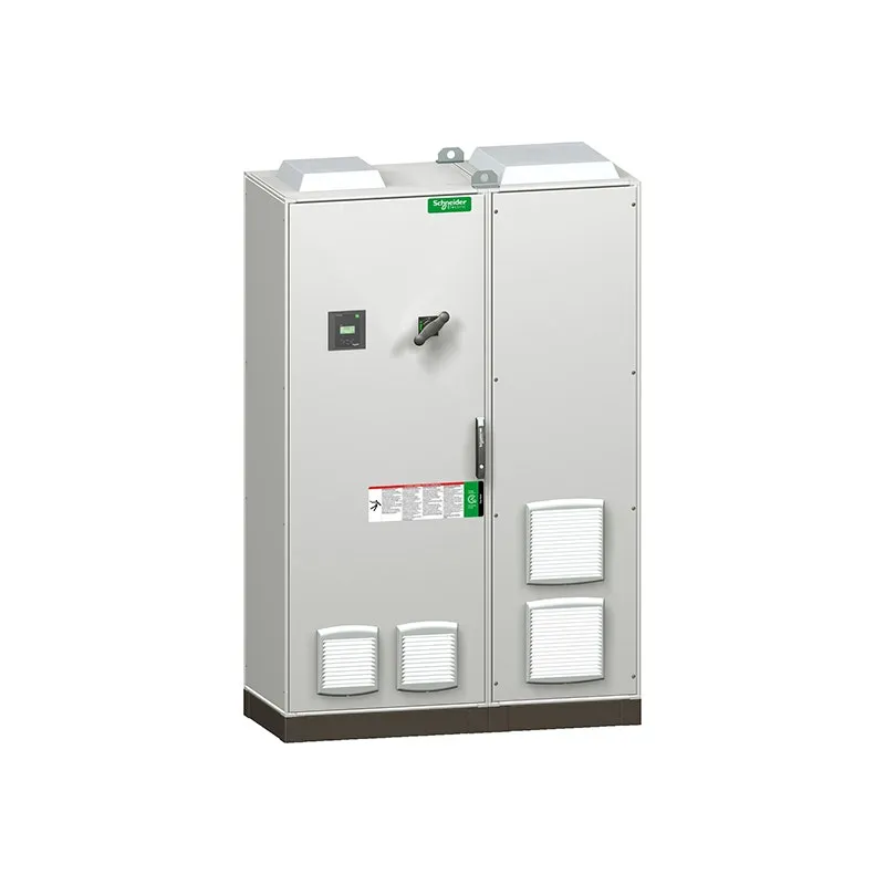 شنايدر - بنك مكثفات تصحيح معامل القدرة PowerLogic PFC أوتوماتيكي، 600kvar، DR3.8، 400V، 60Hz، مزود بقاطع واتصال اتصالات