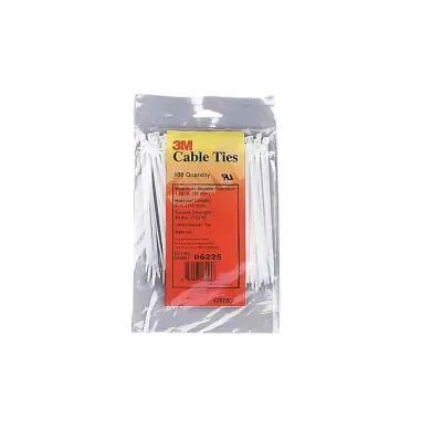 3M - Scotchflex Cable Tie FS 140 Bw-C, Black, 140 x 3.5mm - 100pcs/Pack