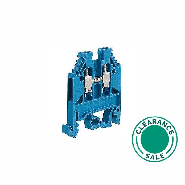 Terminal Block, 35mm Screw, Blue