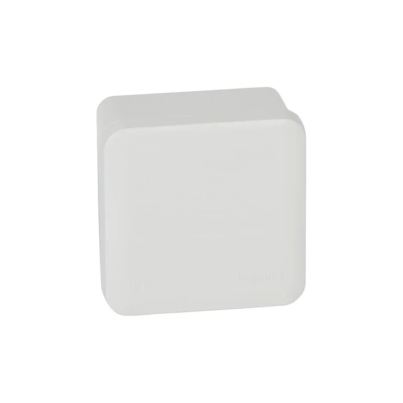 ليجراند - علبة التوصيل Plexo، IP55، IK07، 650°C، 80x80x45mm، مربع، سطح أملس، Grey