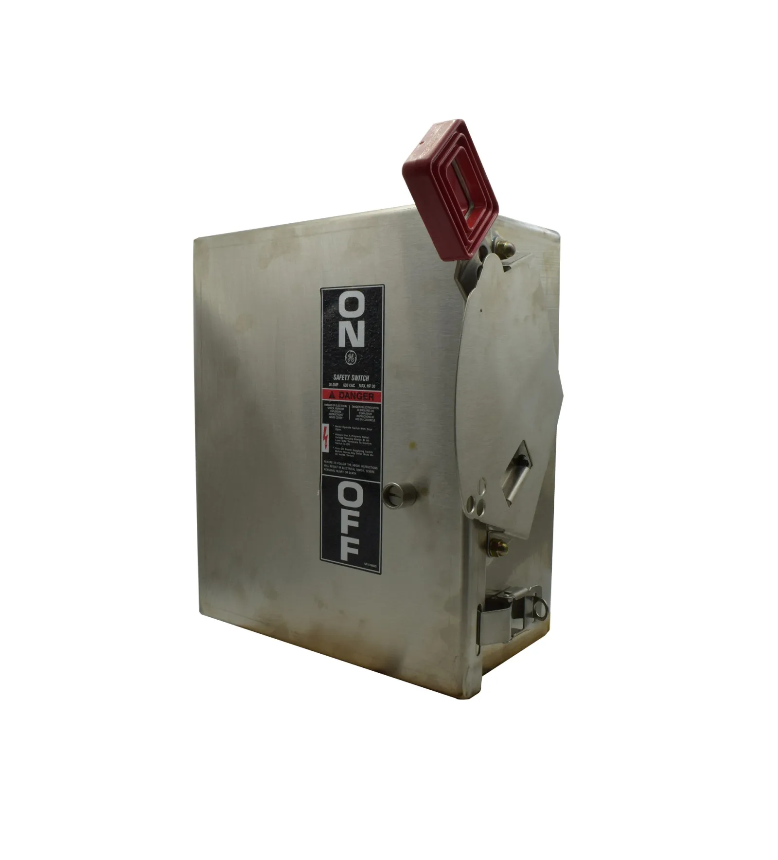 GENERAL ELECTRIC - Safety Switch, Non-Fusible, 3 Poles 100A, 240V Nema 3R