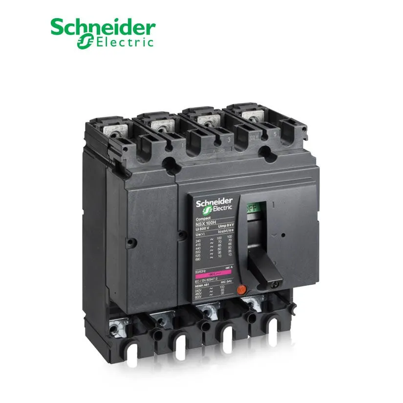 شنايدر - قاطع رئيسي 250 أمبير - ComPact NSX250H, 250A, 4P, 70kA at 415 VAC 50/60 Hz, w/o Trip Unit