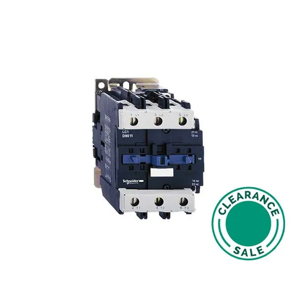 Contactor, 40A, 3P, 110VAC (NEW: LC1D40AF7)