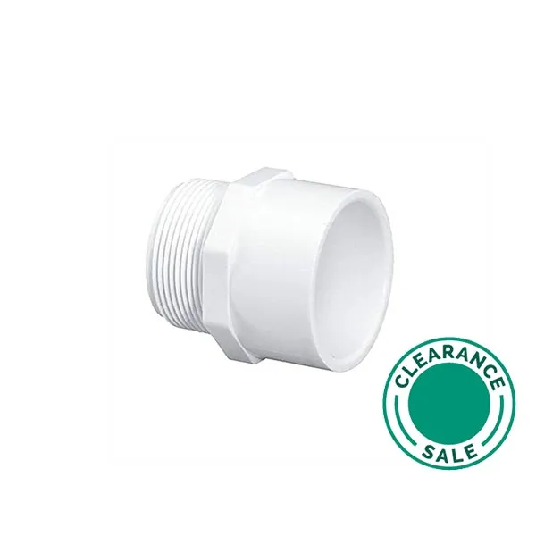 Adaptor, PVC, Male, 1"