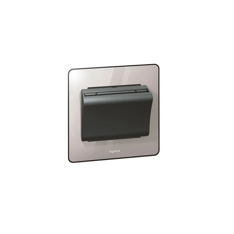 LEGRAND - Key Card Switch Synergy 230 V~, Sleek Design Brushed Stainless Steel