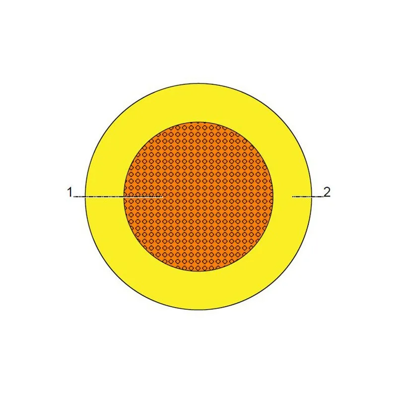 BAHRA CABLES - Building Wire, Cu/LS0H-XL, 450/750 V, H07Z-R, 6mm2, RM, Yellow, BS EN 50525-3-41 (Formerly BS 7211:1998), 500 m