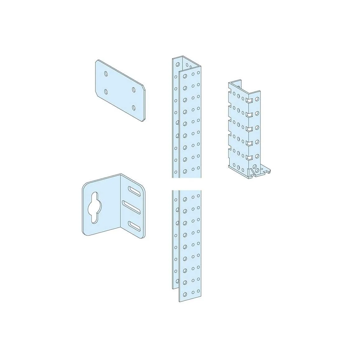 شنايدر - إكسسوار لوحة خدمة - 1 MOUNTING UPRIGHT L1950 PRISMA G IP55