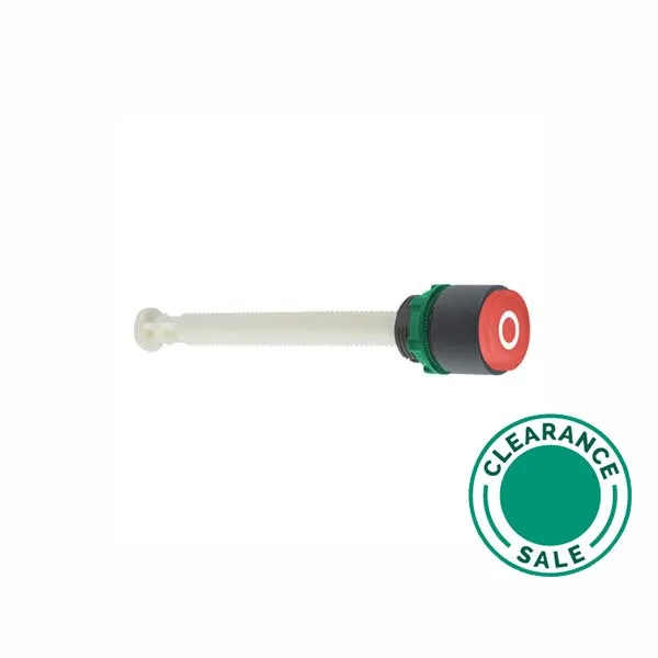زر إعادة الضبط، أحمر، 22mm، لمسافة التشغيل 17/120mm