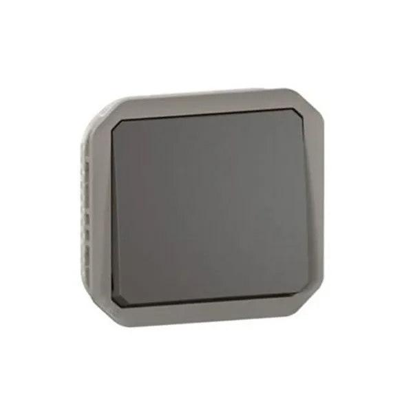 ليجراند - مفتاح Plexo، IP55، فتحة،خط 2، 10A 250V، آلية، أنثراسايت