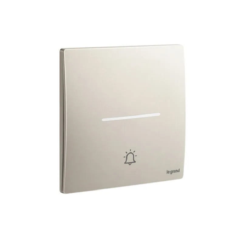 LEGRAND - Push Button Mallia Senses, DND/MUR/BELL, 1 Gang, Champagne