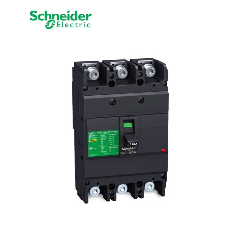 شنايدر - قاطع رئيسي 200 أمبير - EasyPact EZC250H, 3P, 200A, 36kA 400/415V, TMD Trip Unit