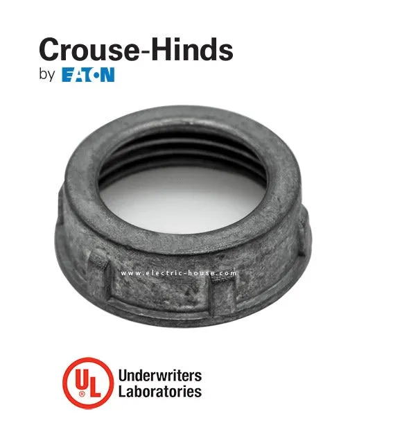 CROUSE HINDS - Bushing Rigid Non-Insulated, Zinc Die Cast 1/2"