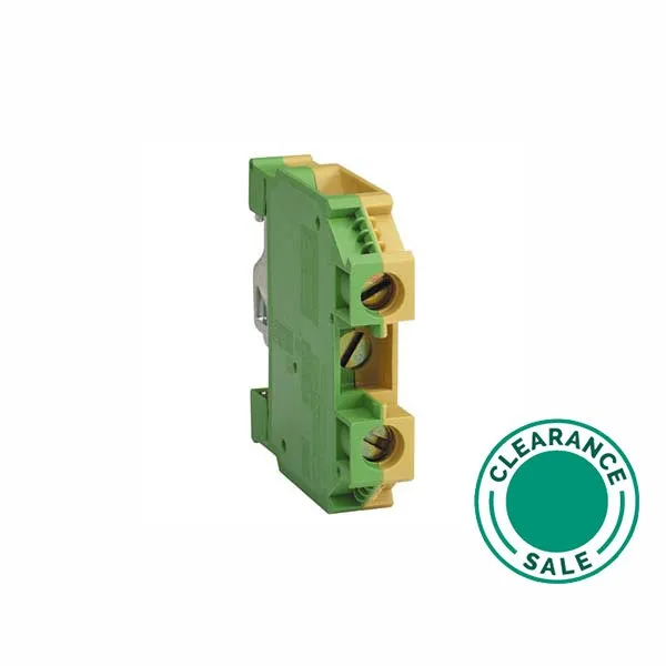 Terminal Block, 2 Way, 4mm Earth, 10 AWG, 51mm Length AB1 Series