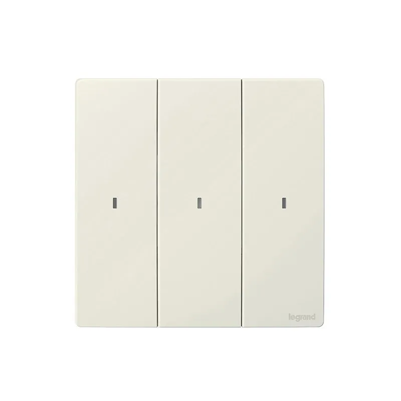LEGRAND - Wireless Switch Mallia Senses, 3 Gang, Matt White