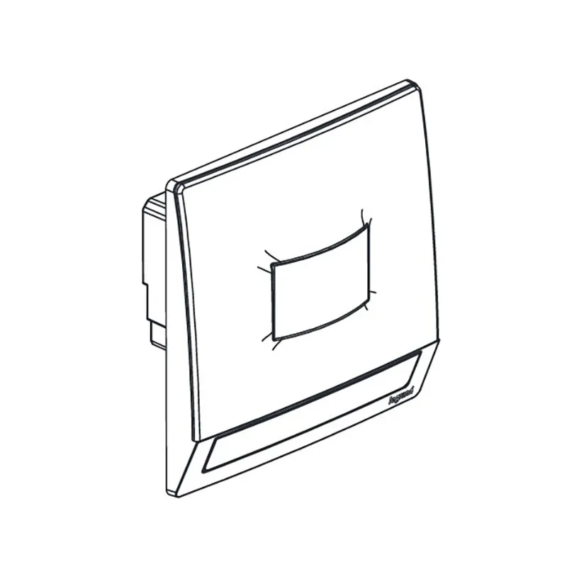 LEGRAND - Step Light with Motion Detector Mallia Senses, 1 Gang, 100-250V, 230V, Brushed Aluminium