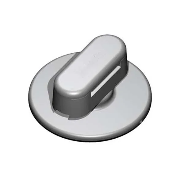 BAHRA EARTHING - Adhessive Tape Clip for PVC Copper Tape, 25x3mm , Grey